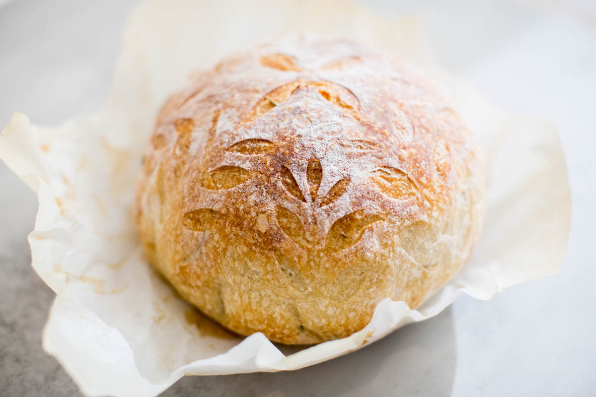 Rosemary Sourdough Bread Recipe