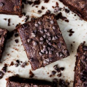 sourdough discard chocolate fudge brownies