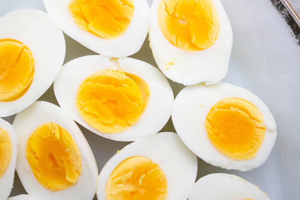 eggs cooked in an instant pot with the 5-5-5 method 