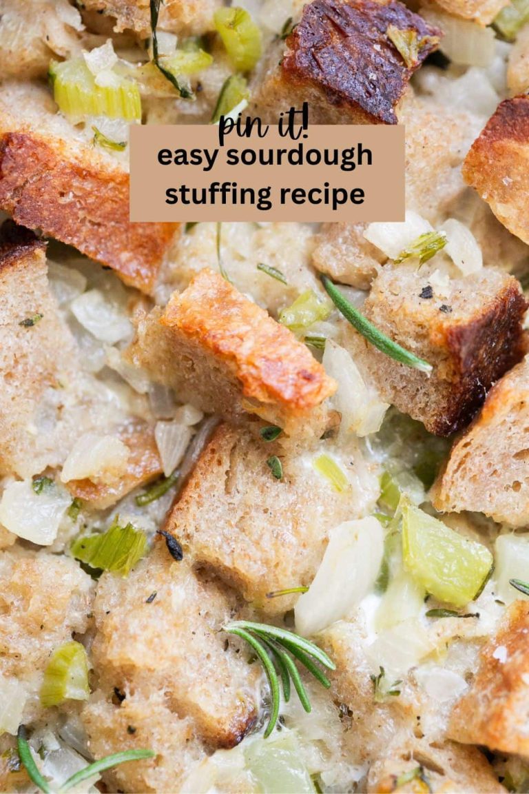 Easy Sourdough Stuffing Recipe