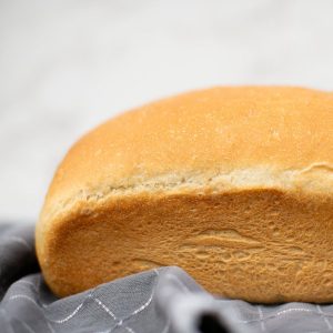 soft sourdough discard sandwich bread on a table
