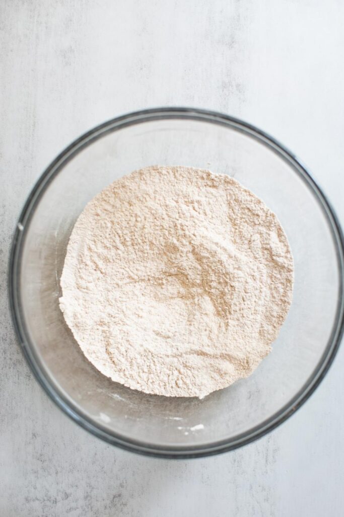dry ingredients for sourdough discard pumpkin bread