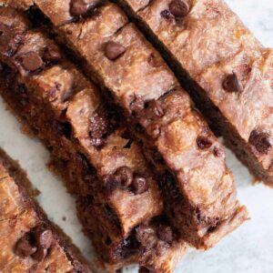sourdough chocolate chip focaccia bread