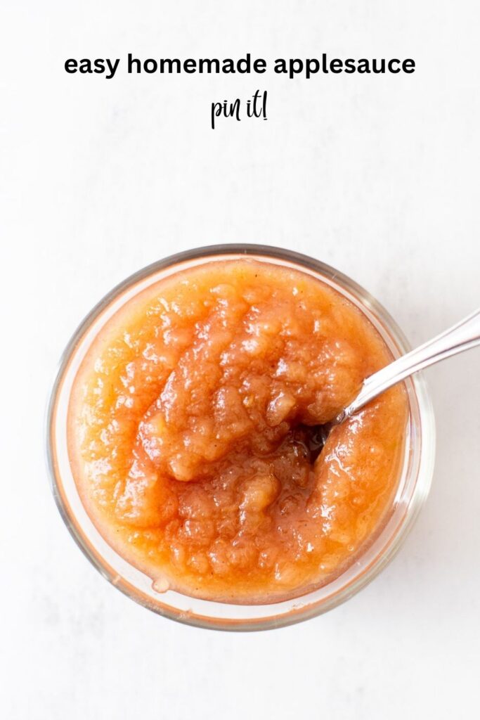3 ingredient applesauce made in a crockpot