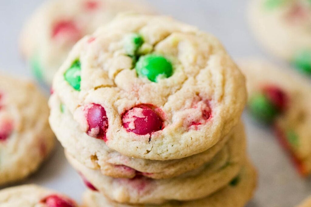 sourodugh m and m Christmas cookies