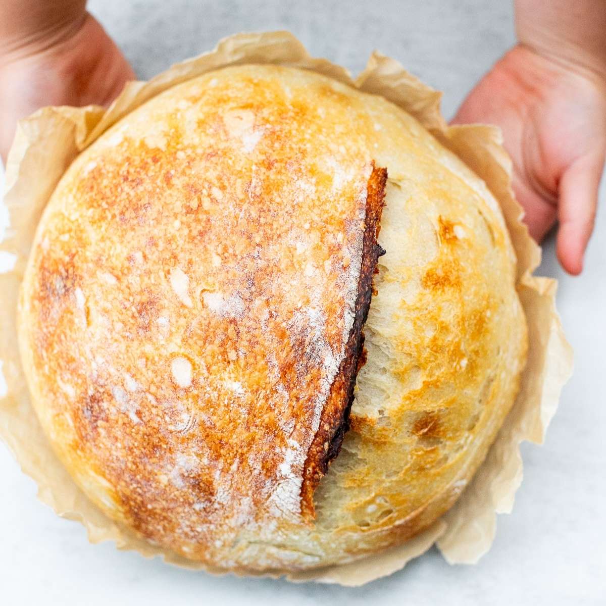unloaf sourdough bread recipe made with discard