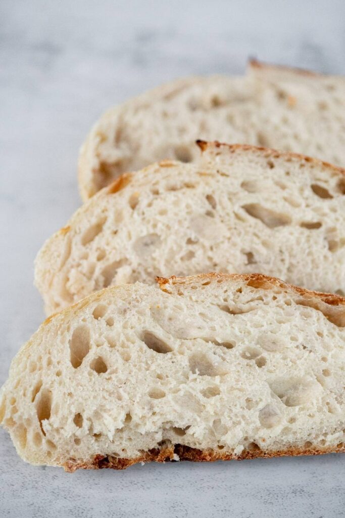 slices of sourdough unloaf bread