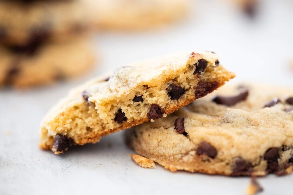 sourdough discard brown butter chocolate chip cookies