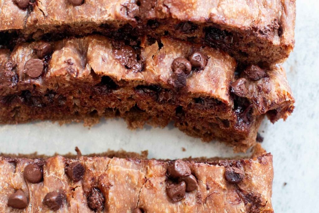 sourdough chocolate chip focaccia bread
