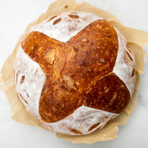 sourdough gingerbread artisan loaf