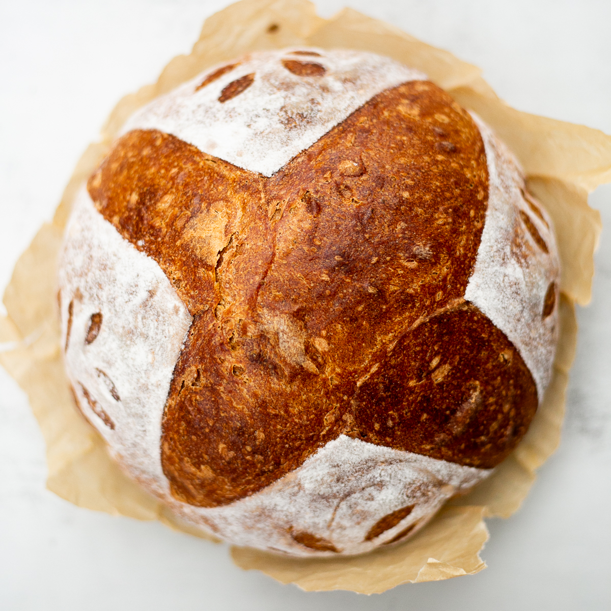 sourdough gingerbread artisan loaf