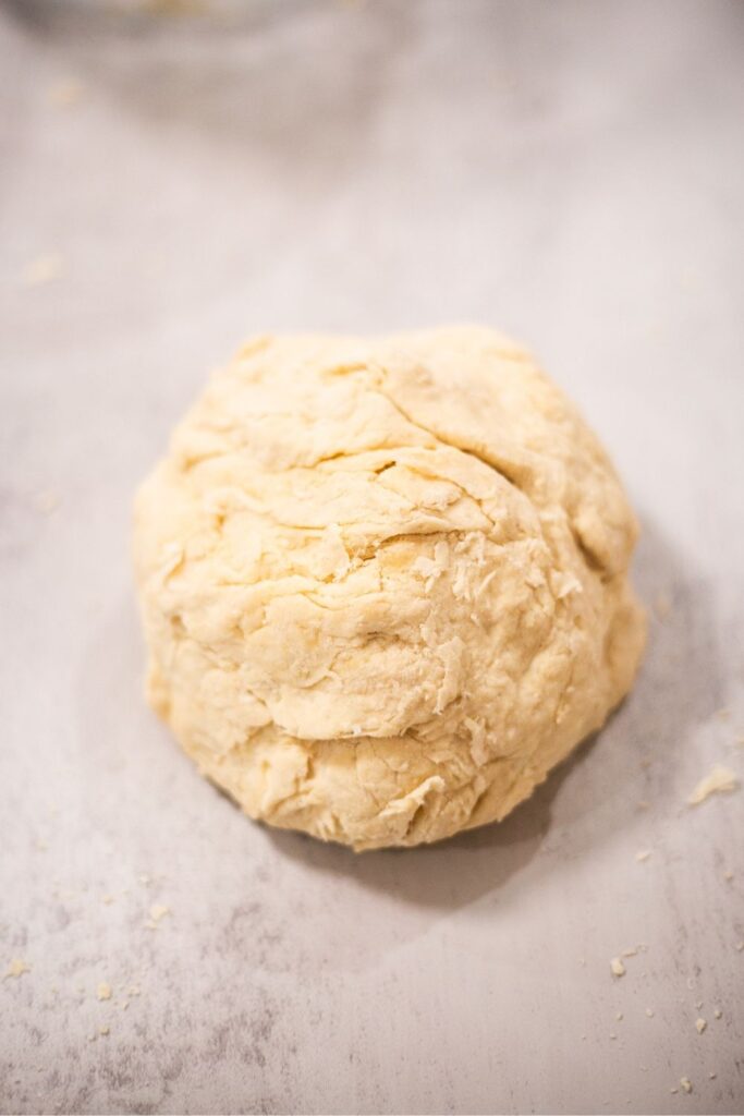 sourdough pretzel dough before kneading