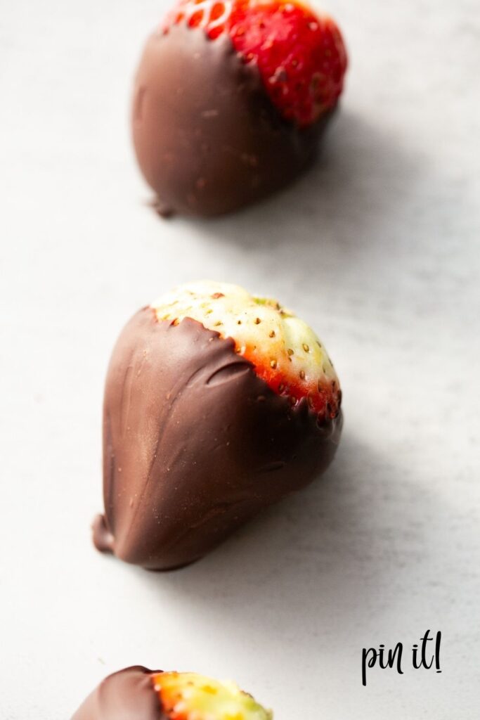 chocolate covered strawberries made with gourmet chocolate