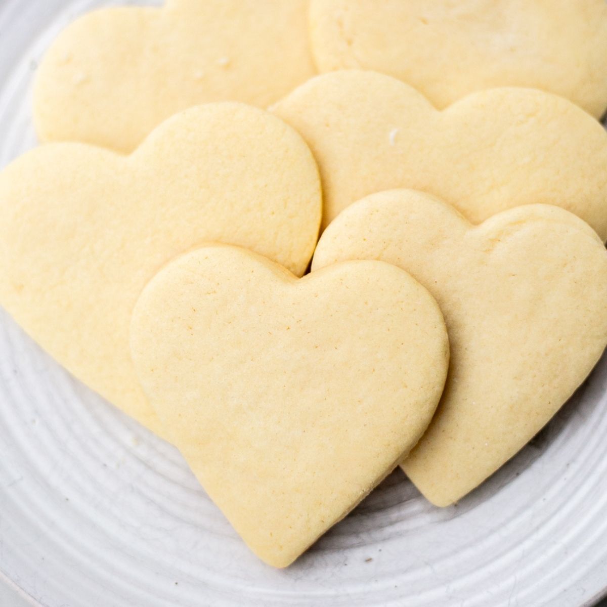 heart shaped sugar cookie valentines day recipe