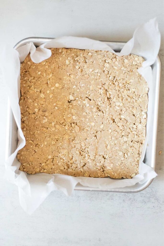 sourdough discard crumb crust in 9 inch metal pan