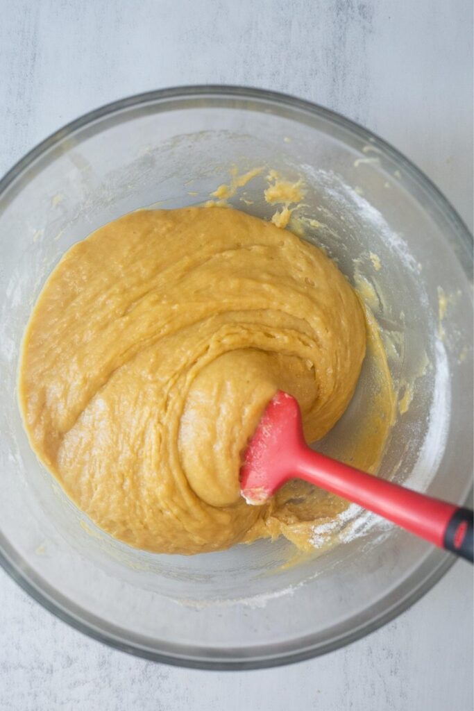 wet ingredients for sourdough discard chocolate chip cookie bars